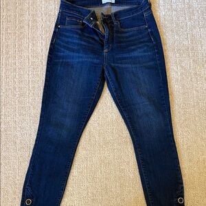 LOFT Women's Deep Indigo Skinny Jeans